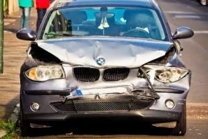 Car damage due to accident