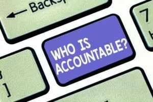 Who is accountable?