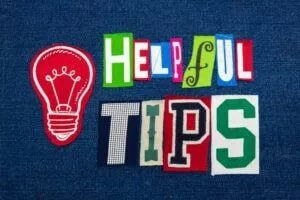 Helpful tips 