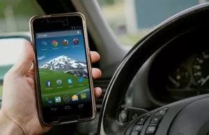 Using phone while driving